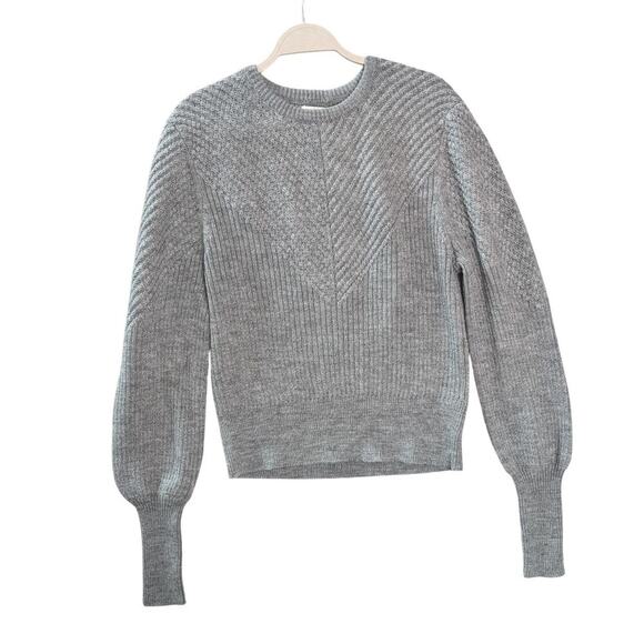 bishop + young Sweaters - Bishop+young small womens comfy gray knit sweater Anthropologie wool cottagecore